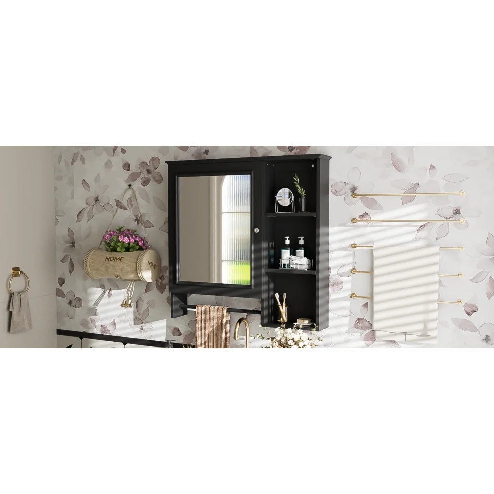 Modern Elegant Bathroom 30 Inch Vanity With Sink, Storage Cabinets, Drawers, and Adjustable Shelves