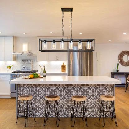 6 Light Cage Chandeliers