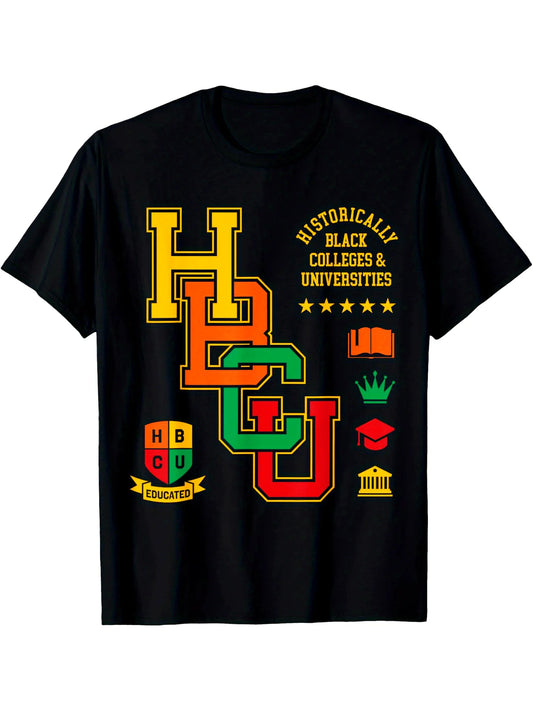 HBCU (Black History College and University) Alumni T-shirt, Soft and Breathable, Comfortable and Casual Sports