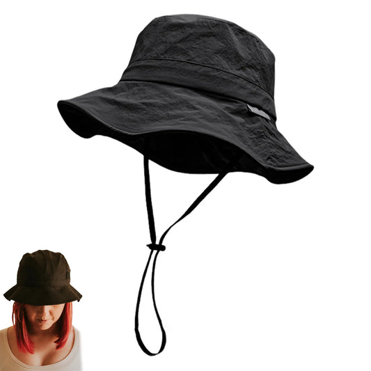 Classic Wide Brim Bucket Hat