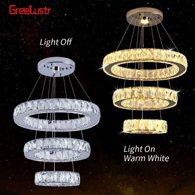 Crystal Chandeliers Luminaria Nordic Pendant Lamp