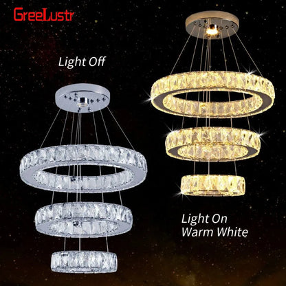 Crystal Chandeliers Luminaria Nordic Pendant Lamp