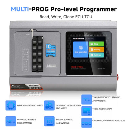Xhorse VVDI Multi-Prog Programmer Newly Support ECU & TCU Read/Write/Clone