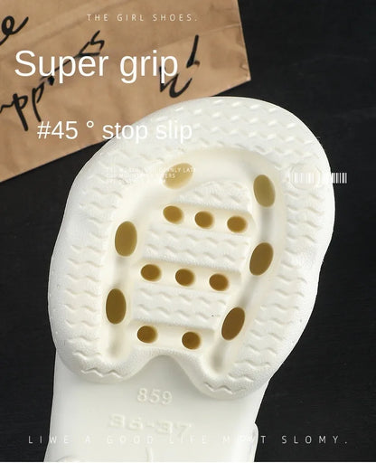 Popular Women Flip-flops Summer New Platform Wedges Slippers Outdoor Fashion Slides EVA 7CM Shoes Casual Beach Flip-flops