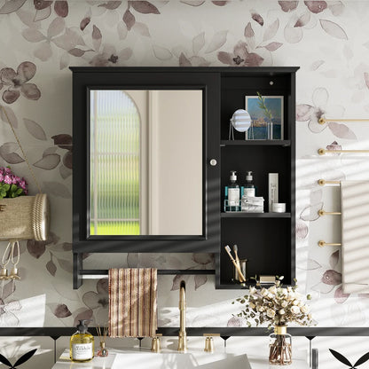 Modern Elegant Bathroom 30 Inch Vanity With Sink, Storage Cabinets, Drawers, and Adjustable Shelves