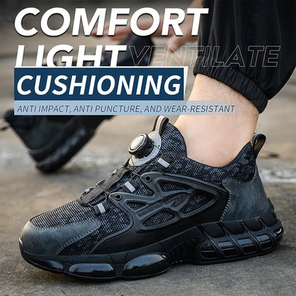 Slack-stab-proof work shoes