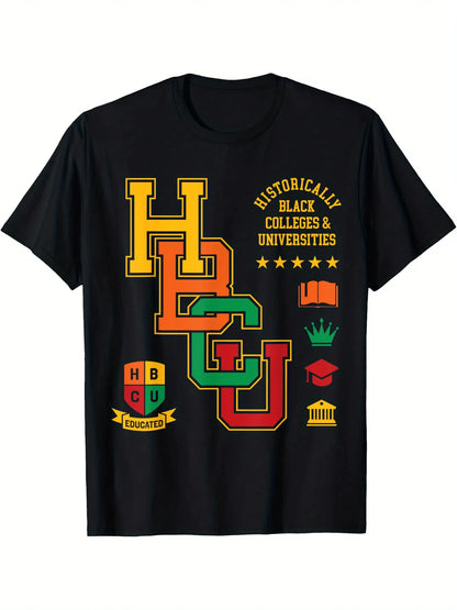 HBCU (Black History College and University) Alumni T-shirt, Soft and Breathable, Comfortable and Casual Sports